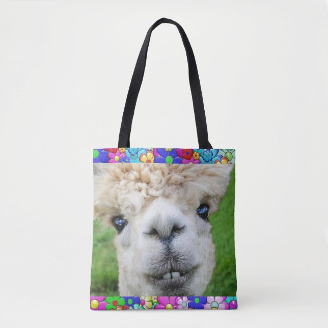 ALPACA ALL ÖVER SKRIVBREDD TYGKASSE (Framsida)