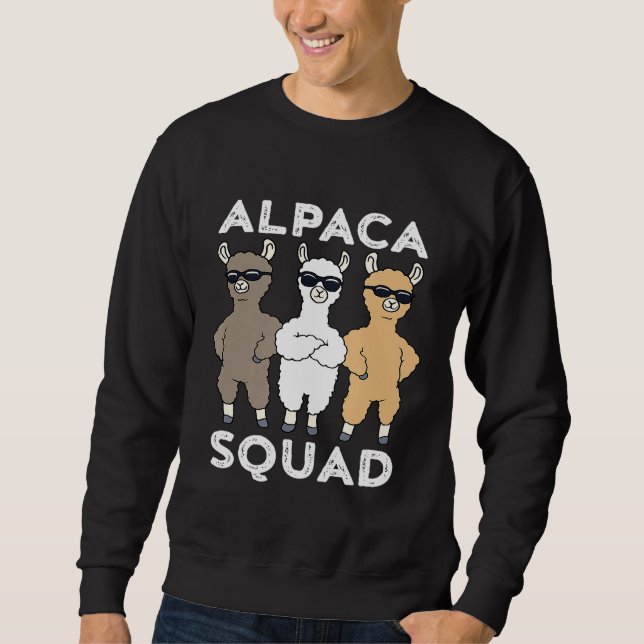 Alpaca Alpaca Squad Lång Ärmad Tröja (Framsida)