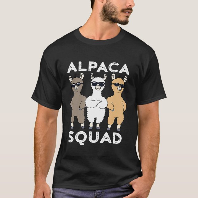 Alpaca Alpaca Squad T Shirt (Framsida)