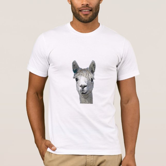 Alpaca Alpakka Alpaka Alpaga T Shirt (Framsida)