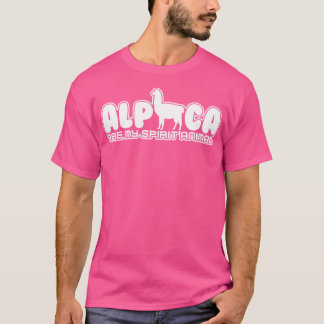 Alpaca är mitt andningsdjur t shirt