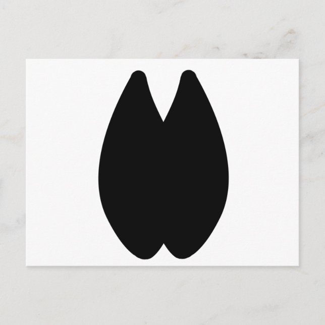 Alpaca-avtryck Vykort (Framsida)