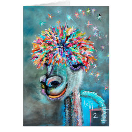 Alpaca - Betty 2-anteckningskort r OBS Kort