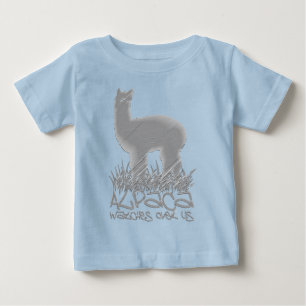 Alpaca bevakar oss tee shirt