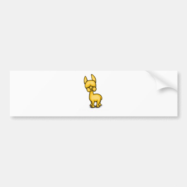Alpaca Bildekal (Framsidan)