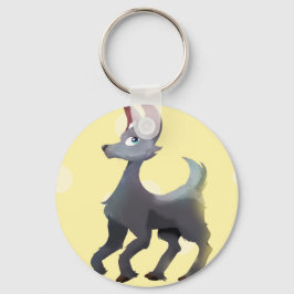 Alpaca Bunny - Ultimate Grått/Belysning Nyckelring