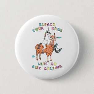 Alpaca-Din-Hänga lösUnicorn Knapp