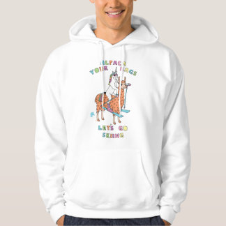Alpaca dina väskor, låt oss gå och hoppa över Unic Hoodie