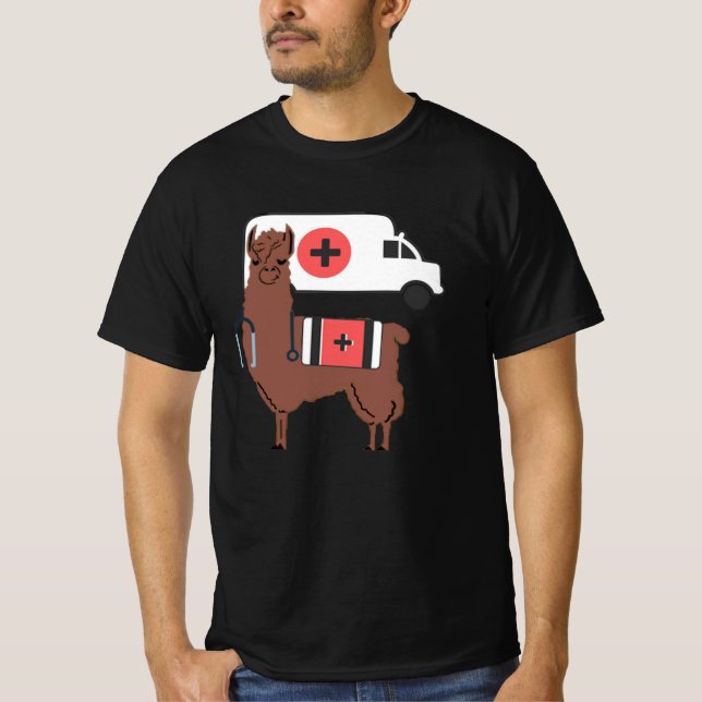 Alpaca Doktor T Shirt (Framsida)