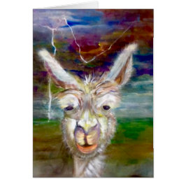 Alpaca - farbror Glen med artikelkort OBS Kort