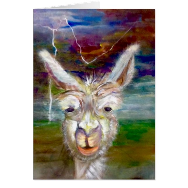 Alpaca - farbror Glen med artikelkort OBS Kort (Framsidan)