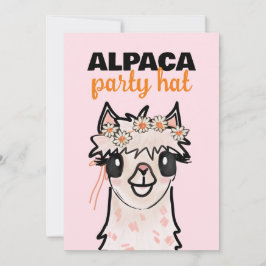 Alpaca Fiesta, andra födelsedagen Inbjudningar