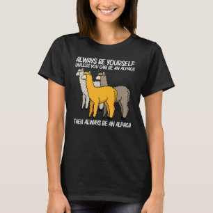 Alpaca För manar kvinnor Kamelid däggdjur 4 T Shirt