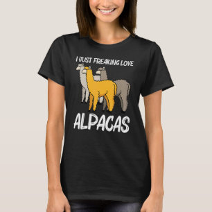 Alpaca För manar kvinnor Kamelid däggdjur 5 T Shirt