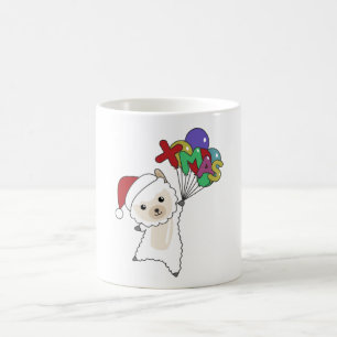 Alpaca God jul Winter Animals Alpacas Kaffemugg