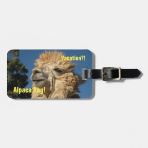 Alpaca hänger lös bagagebricka