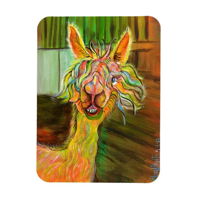 Alpaca - Hilda magnet (Vertikal)