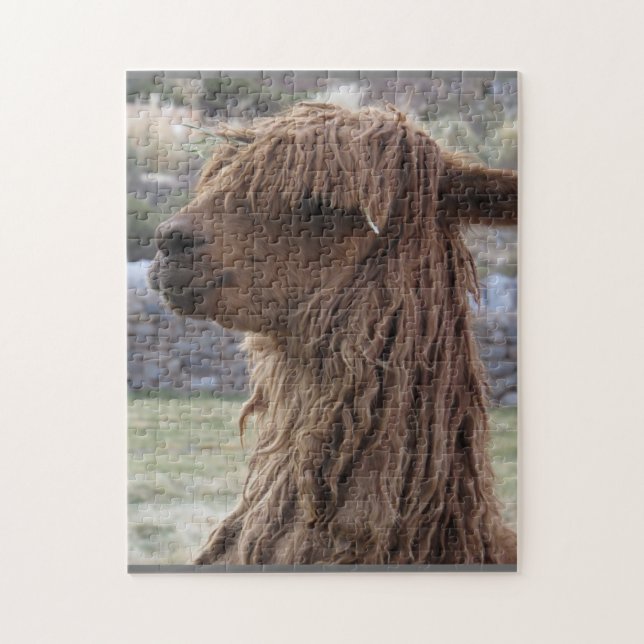 ALPACA JIGSAW PUZZLE CHALLENGING PUSSEL (Vertikal)