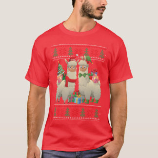 Alpaca-julfamiljen T Shirt