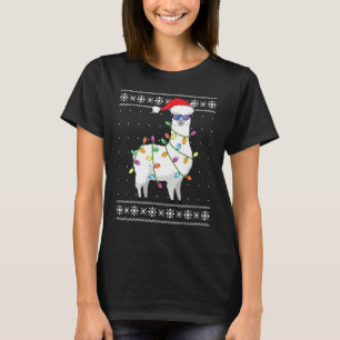 Alpaca Julgran, udda, fuktiga julsöglor T Shirt