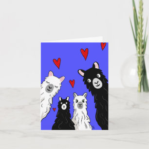 Alpaca KÄRLEK Kort