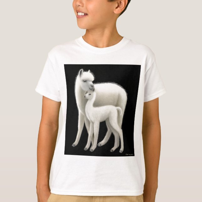 Alpaca Kärlek T-shirt (Framsida)