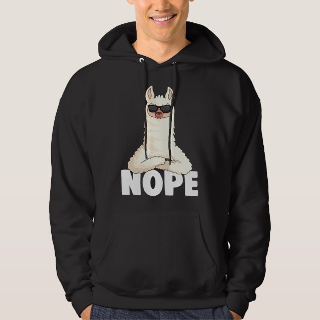 Alpaca Kids Boys Girls Women Alpaca Llama Hoodie (Framsida)