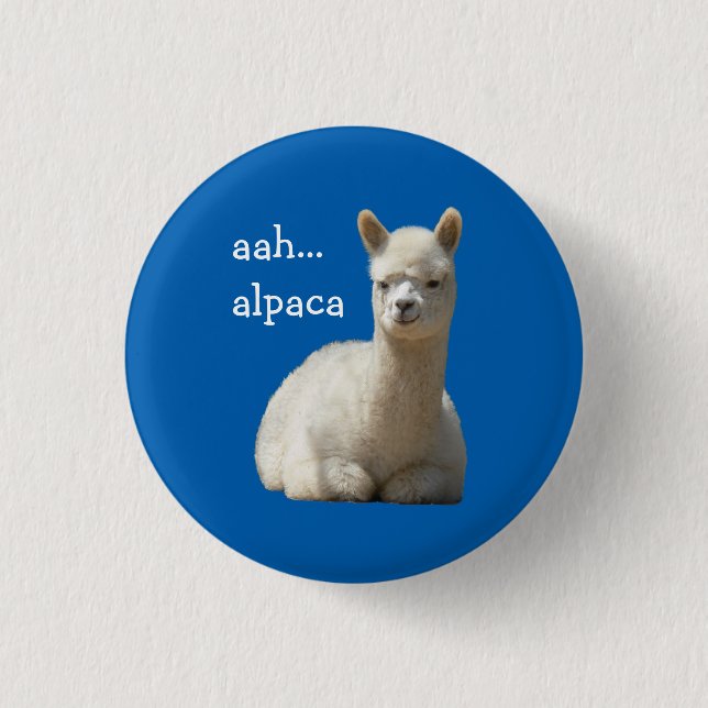 Alpaca knäppas aah alpaca knapp (Framsida)