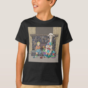 Alpaca Knitting T Shirt