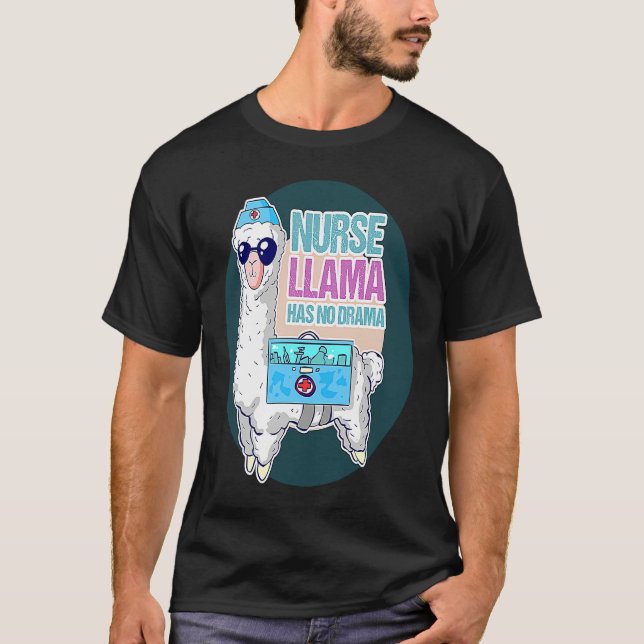 Alpaca Llama farm animals  for llama fans and T Shirt (Framsida)