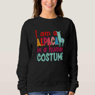 Alpaca Llama I är en alp i en mänsklig dräkt T Shirt