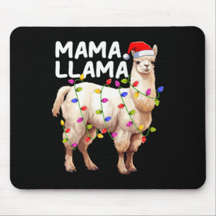 Alpaca Llama Julafton Lighting Santa Hat Mamma Lla Musmatta