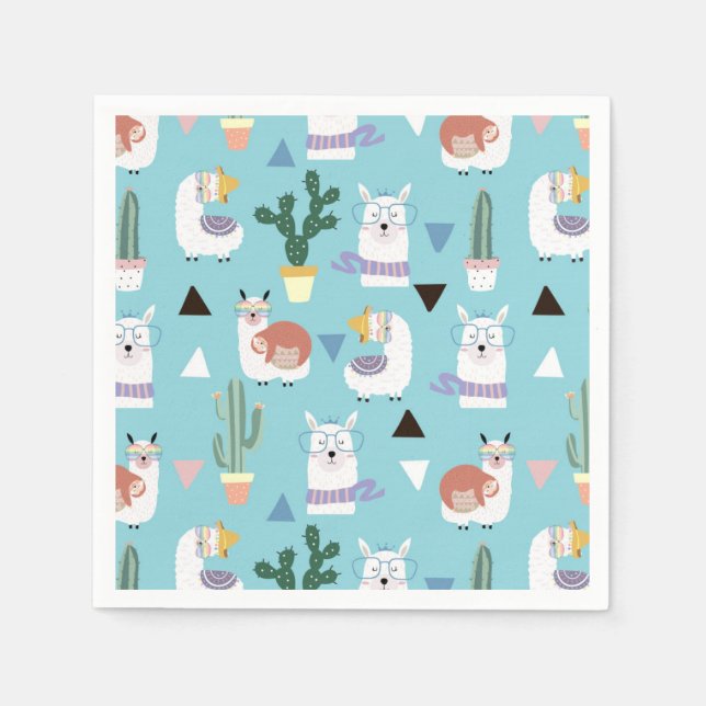 Alpaca/Llama Pappersservett (Framsidan)