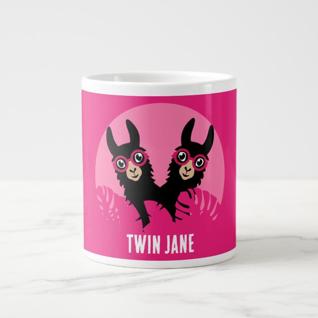 Alpaca llama-Twillingar Jumbo Mugg (Framsidan)