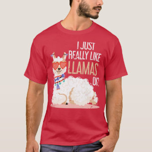 Alpaca Llama Zoo Animal Gift Llama T Shirt