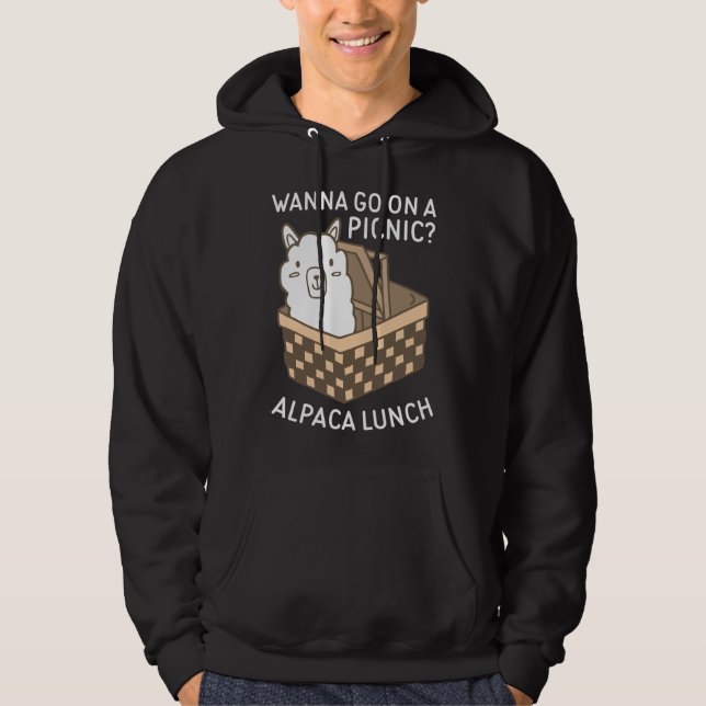 Alpaca Lunch Hoodie (Framsida)
