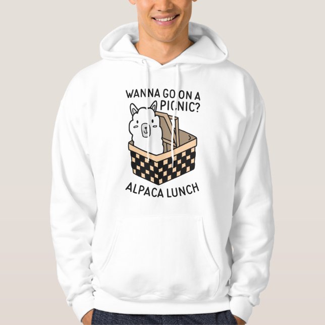 Alpaca Lunch Hoodie (Framsida)