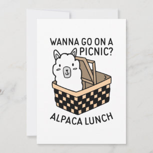 Alpaca Lunch Tack Kort