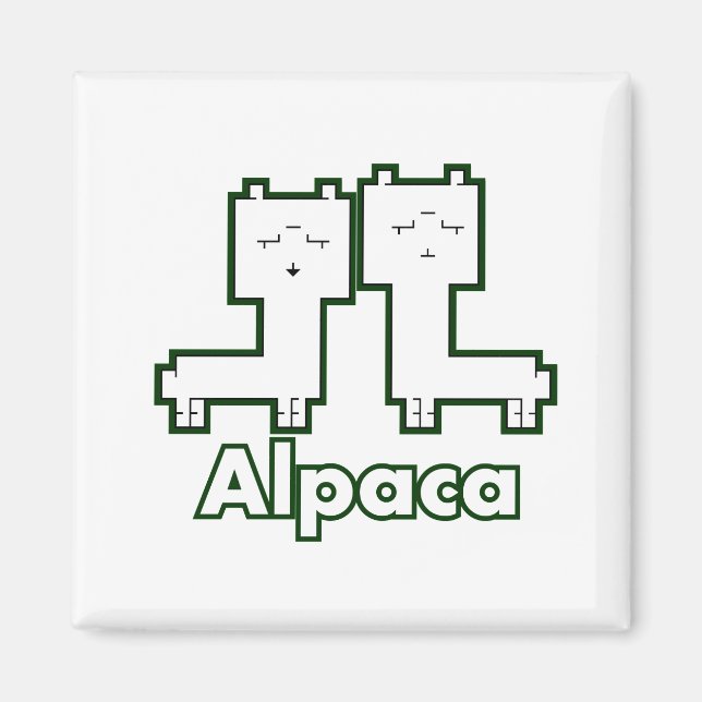 Alpaca Magnet (Framsidan)