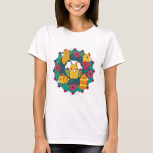 Alpaca Mandala T Shirt