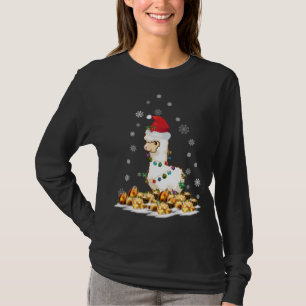 Alpaca med jultomten Alpaca T Shirt