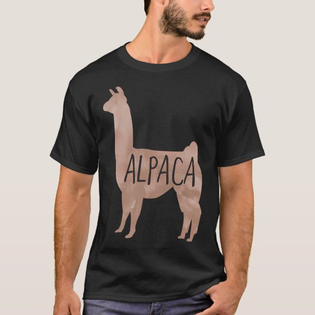 Alpaca Mina väskor T Shirt (Framsida)