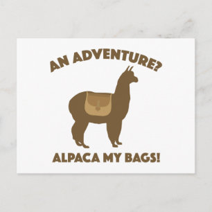 Alpaca Mina väskor Vykort