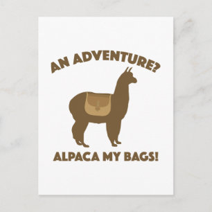 Alpaca Mina väskor Vykort