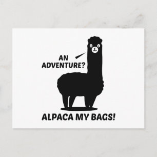 Alpaca Mina väskor Vykort