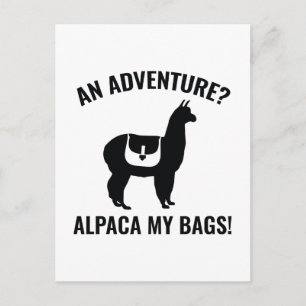 Alpaca Mina väskor Vykort