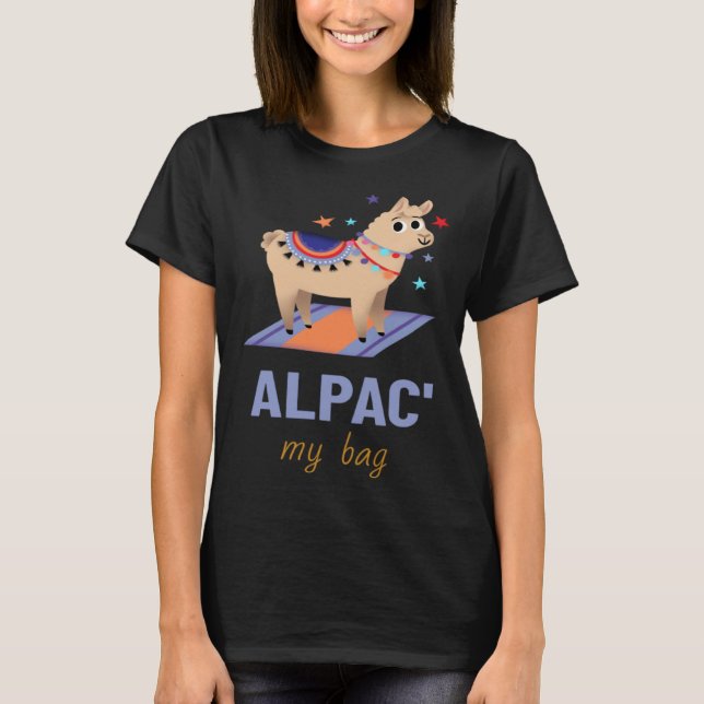 Alpaca my bag t shirt (Framsida)