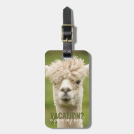 Alpaca My Bags Anpassningsbar Bagagebricka