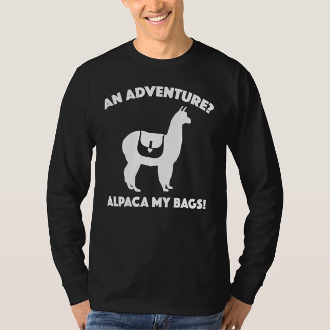 Alpaca My Bags Essential T Shirt (Framsida)