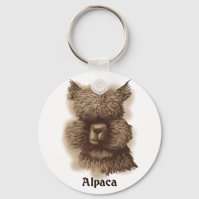 Alpaca Nyckelring (Framsida)